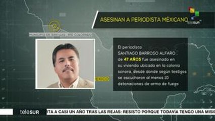 Otro periodista asesinado en México.