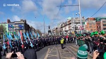 The Emerald Isle! Dublin celebrates St. Patrick's Day with its parade