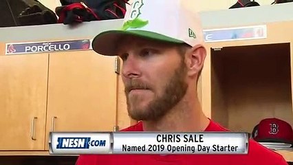 Chris Sale Reacts To Being Named Red Sox 2019 Opening Day Starter