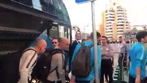 Betis-Barça: Llegada del Barcelona al Benito Villamarín