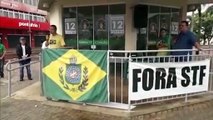 Protesto contra o STF é realizado em Cascavel