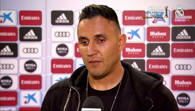 Keylor Navas: Tengo contrato con el Real Madrid, veremos qué depara el futuro