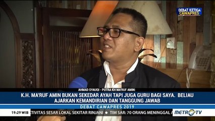 Sosok Ma'ruf Amin di Mata Putranya