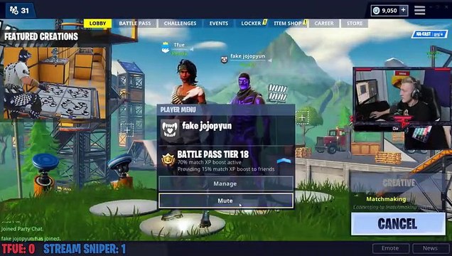 Fortnite Tfue -SHOCKED- By Stream Sniper, Invites Him to 1v1 Battle & Gets DESTROYED!