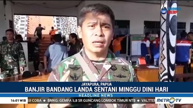 Korban Jiwa Akibat Banjir Bandang Sentani Bertambah Jadi 70 Orang