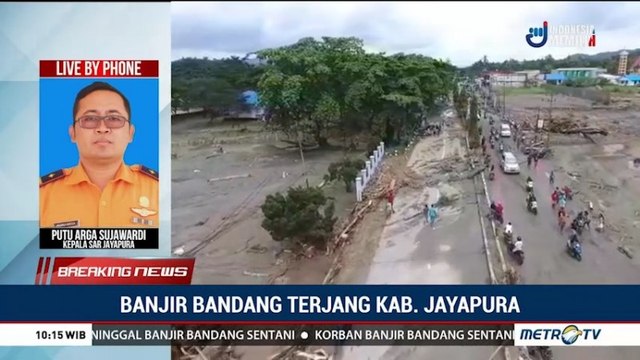 Alat Berat Dikerahkan ke Lokasi Banjir Bandang Sentani