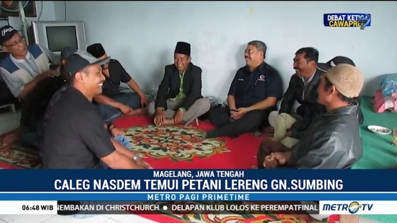 Elman Saragih Serap Aspirasi Petani di Lereng Gunung Sumbing