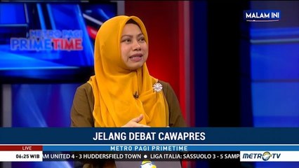 Jelang Debat Cawapres