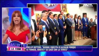 Magaly Medina a Philip Butters: &#39;&#39;Deja trabajar a George Forsyth&#39;&#39;