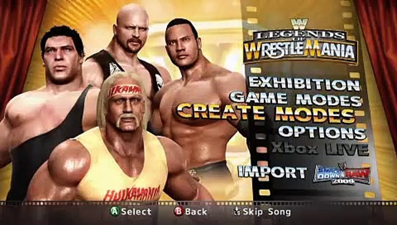 Legends of Wrestlemania - Crea tu leyenda