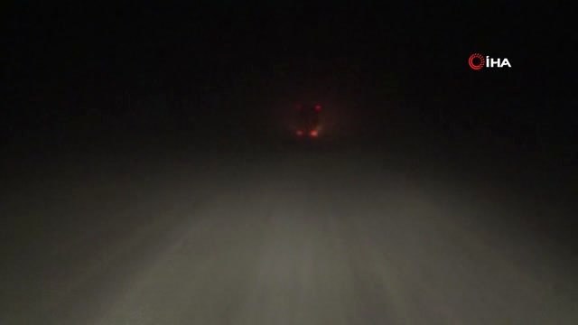 Pamuk Geçidi Kar Yağışı Nedeniyle Ulaşıma Kapandı