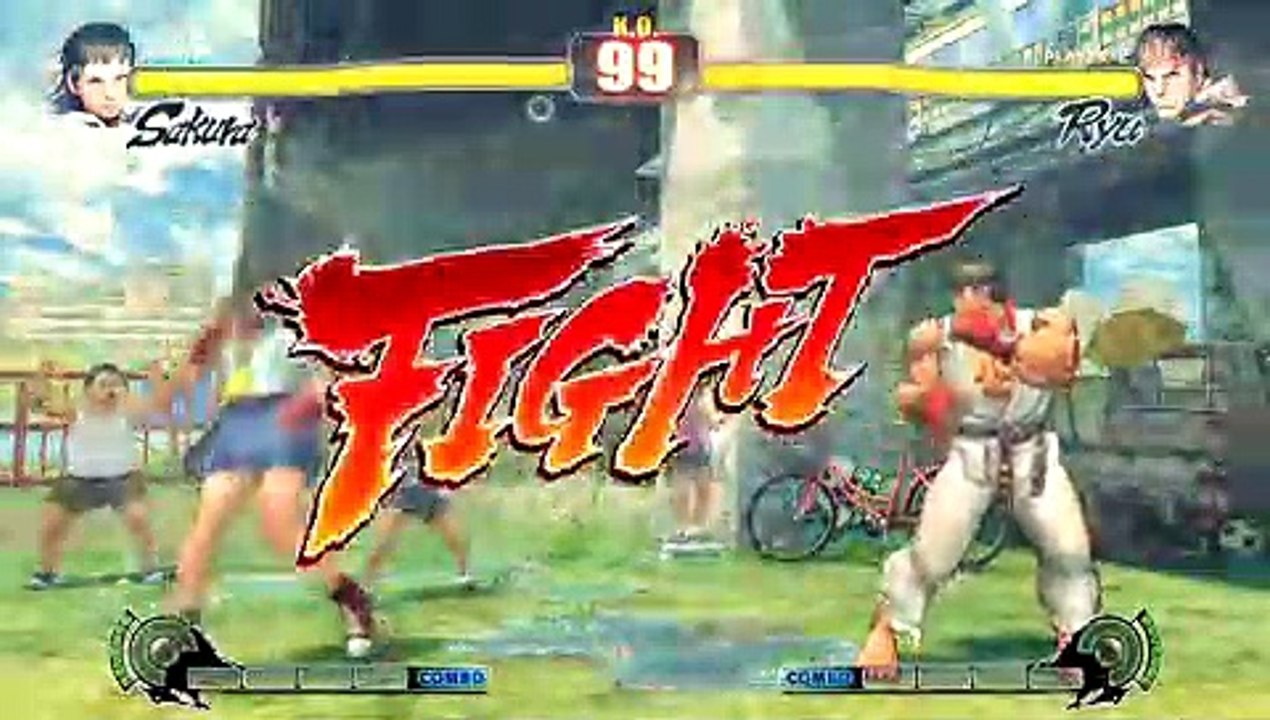 Street Fighter IV - Sakura vs. Ryu