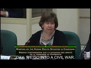 Agbor Balla addresses Canadian Parliament on anglophone crisis