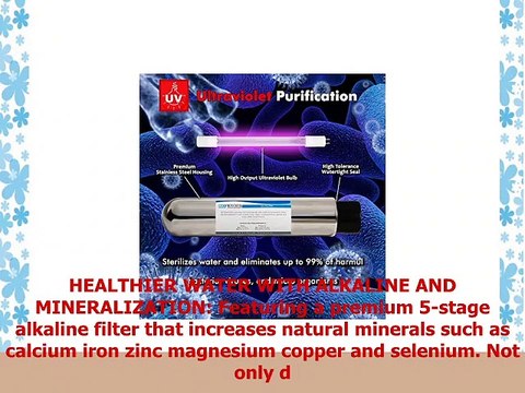 NU Aqua Platinum Series 100GPD Under Sink Reverse Osmosis Drinking Water Filtration System