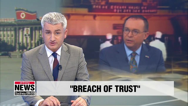 N. Korea's resumption of nuclear testing would be breach of trust between two parties: Mulvaney