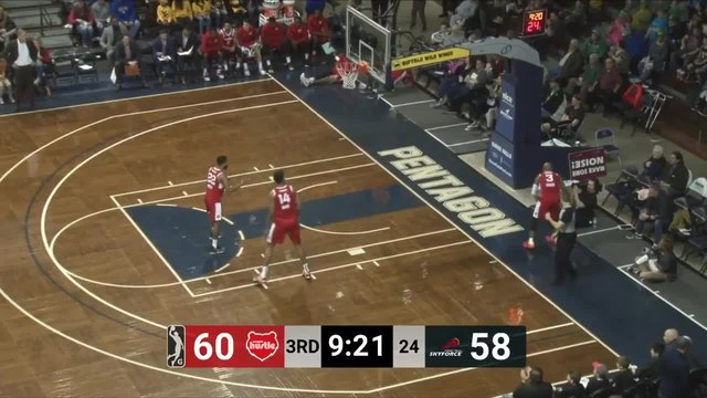 Emanuel Terry Posts 11 points & 10 rebounds vs. Memphis Hustle