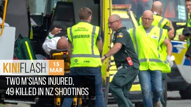 Two Msians injured, 49 killed in NZ shootings _ KiniFlash - 15 Mar