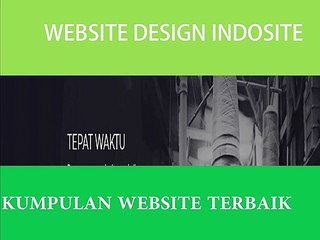 [TERBAIK]WEBSITE DESIGN INDOSITE - TERJAMIN WA/SMS/Telp TELKOMSEL : 0821-8888-1010
