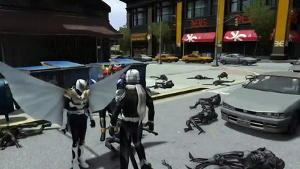 KAMEN RIDER VS TERMINATOR ARMY - EPIC BATTLE - GTA IV
