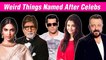Top 10 Weird Things Named After Bollywood Celebs | Deepika, Salman, Aishwarya, Shahid