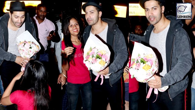 A Fan Proposes Varun Dhawan And Demands A Kiss!