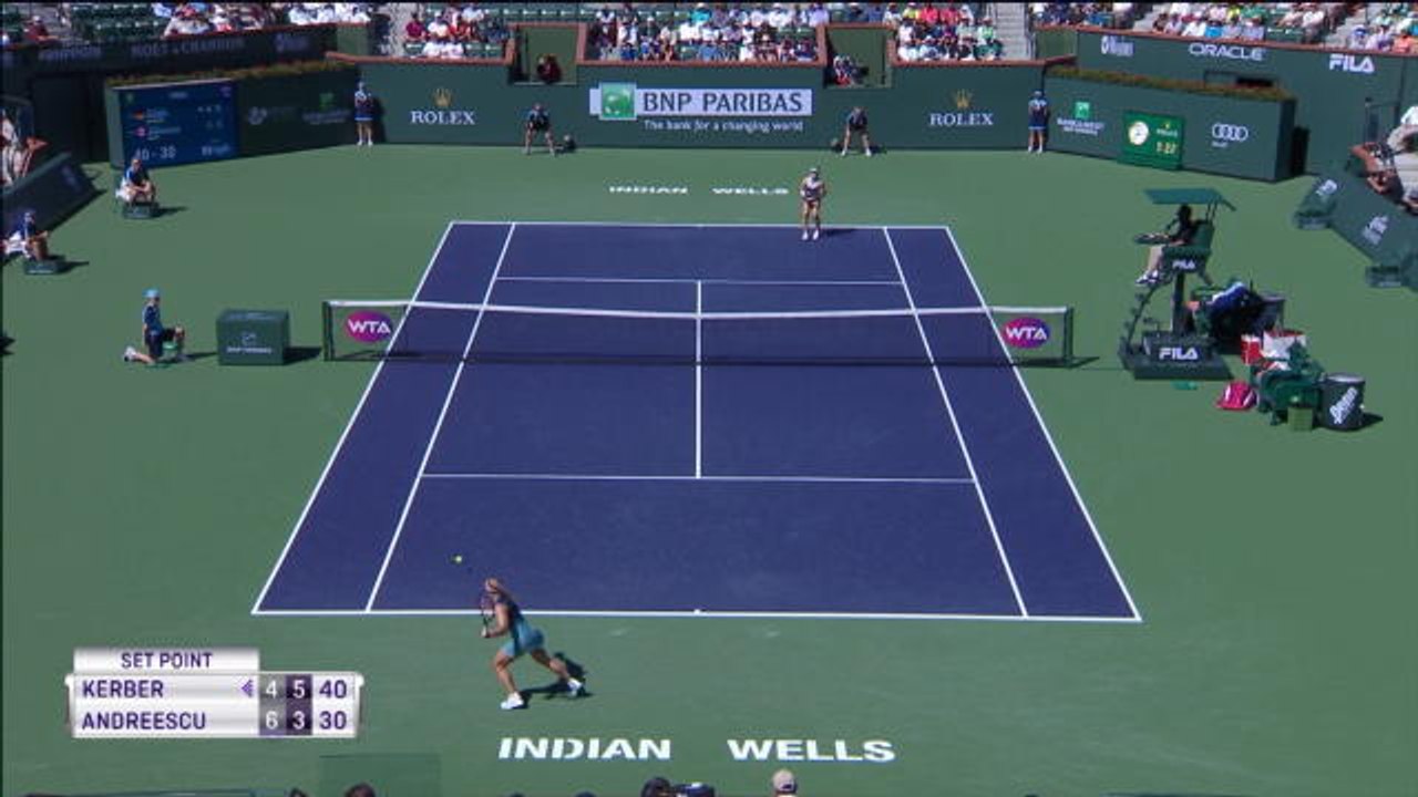 Indian Wells - L'exploit d'Andreescu face à Kerber en finale (6-4 ; 3-6 ; 6-4) !