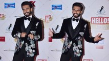 Ranveer Singh looks ROYAL in Black Suit at Hello Hall Awards; Watch Video | Boldsky