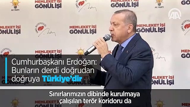 Cumhurbaşkanı Erdoğan: Bunların derdi doğrudan doğruya Türkiye'dir
