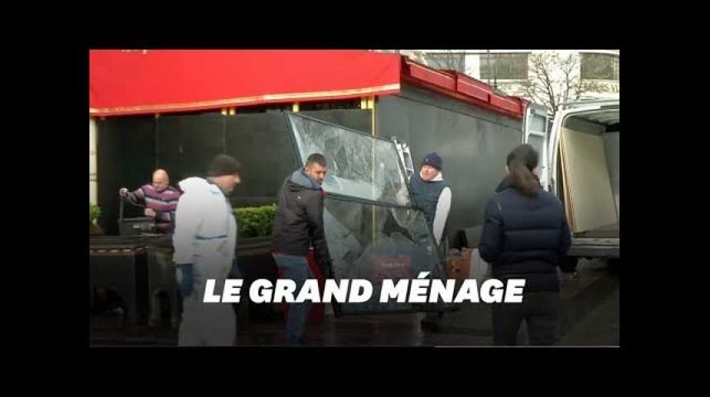 Après l'acte XVIII le grand nettoyage sur les Champs-Élysées