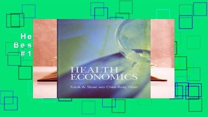 Health Economics  Best Sellers Rank : #1