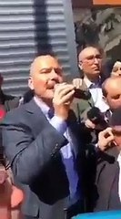 Soylu'dan kendisine tepki gösteren yurttaşa: Densiz, utanmadan milletin içine çıkıyorsunuz