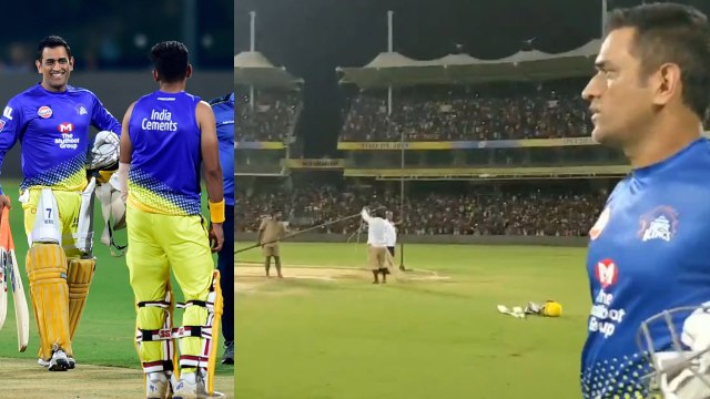 IPL 2019: MS Dhoni led CSK Practice match attended by 12000 fans | वनइंडिया हिंदी