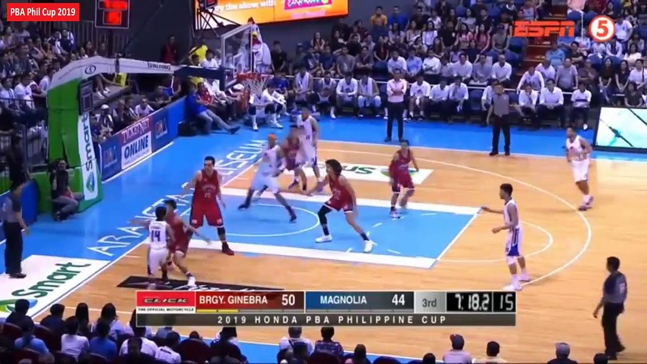 Ginebra vs Magnolia - 3rd Qtr March 17, 2019 - Eliminations 2019 PBA Philippine Cup