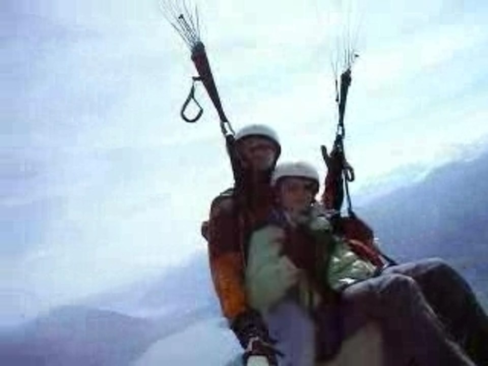 tandem paragliding in interlaken, switzerland