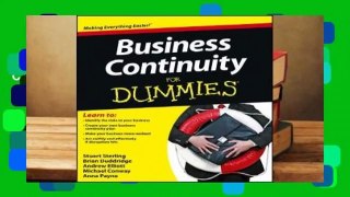 About For Books  Business Continuity for Dummies Complete