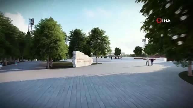 Nilüfer'e 70 Futbol Sahası Büyüklüğünde Millet Bahçesi Geliyor