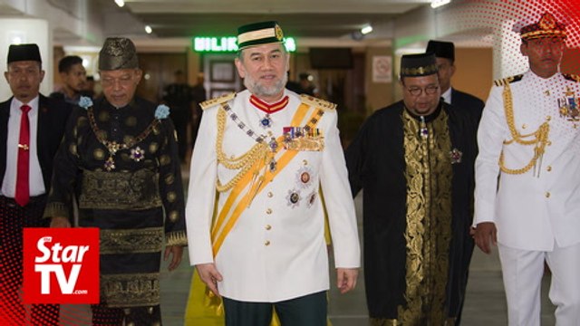 Sultan Muhammad V opens Kelantan State Assembly