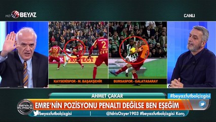 Ahmet Çakar: "Penaltı değilse ben eşeğim"