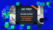 Full E-book  SAT Prep Black Book: The Most Effective SAT Strategies Ever Published  Review