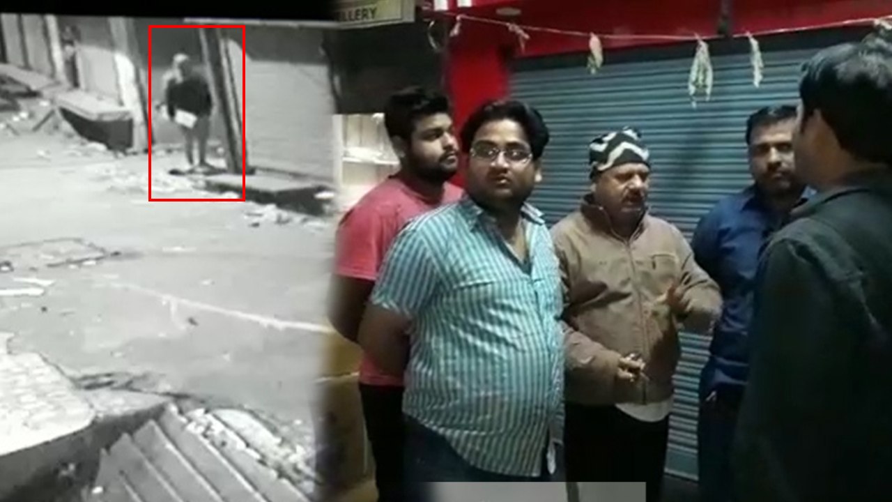 दुकानों की सुरक्षा में चौकीदार ने लगा दी जान की बाजी, देखें चौंका देने वाली घटना के सीसीवीटी फुटेज