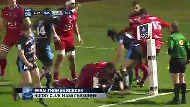 PRO D2 - Résumé Massy-Béziers_ 24-27 - J24 - Saison 2018_2019