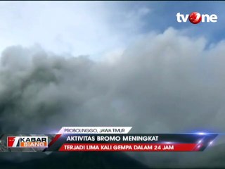 Aktivitas Bromo Meningkat, Lima Kali Gempa dalam 24 Jam