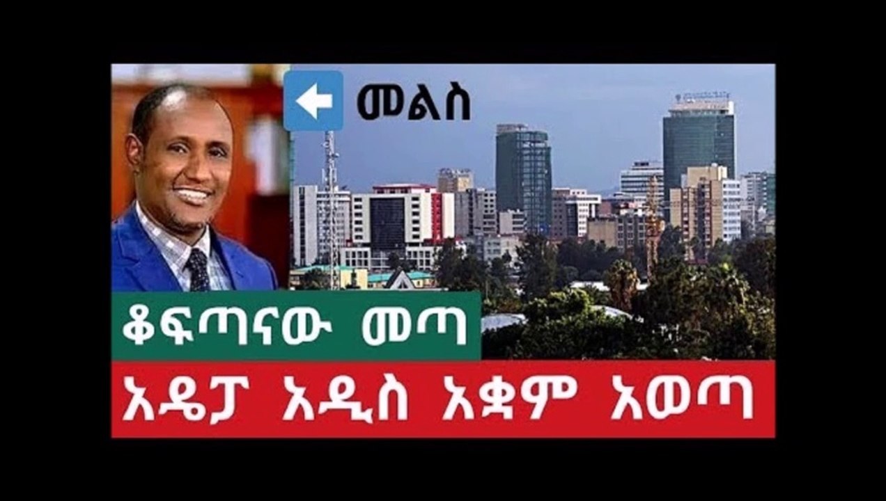 Good idea Addis ababa - አዴፓ በአዲስ አበባ በተዋቀረው ኮሚቴ ዙሪያ የአቅም መግለጫው እነሆ