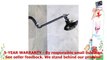 Adjustable Shower Head Extension Arm  10 Inch Brass Shower Arm Extender Hardware