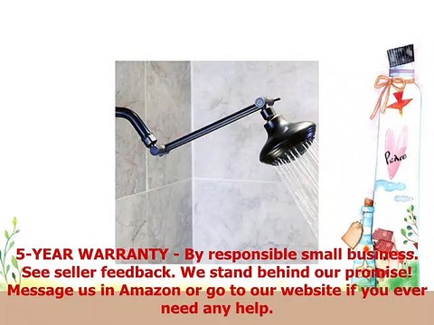 Adjustable Shower Head Extension Arm 10 Inch Brass Shower Arm Extender Hardware