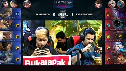 SERU BANGET_ EVOS VS SAINT INDO MATCH 2 MPL SEASON 3