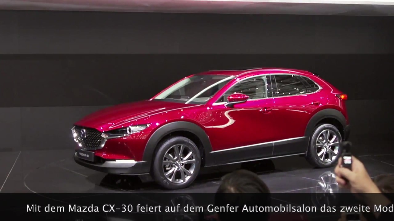 Der neue Mazda CX-30 Weltpremiere auf dem Genfer Automobilsalon 2019