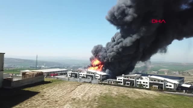 İstanbul Hadımköy'deki Fabrika Yangını 13