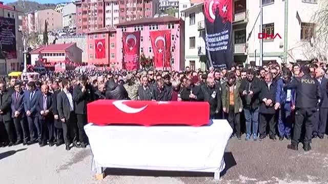 Gümüşhane-Şehit Piyade Uzman Çavuş Taşkın Temel Son Yolculuğuna Uğurlandı