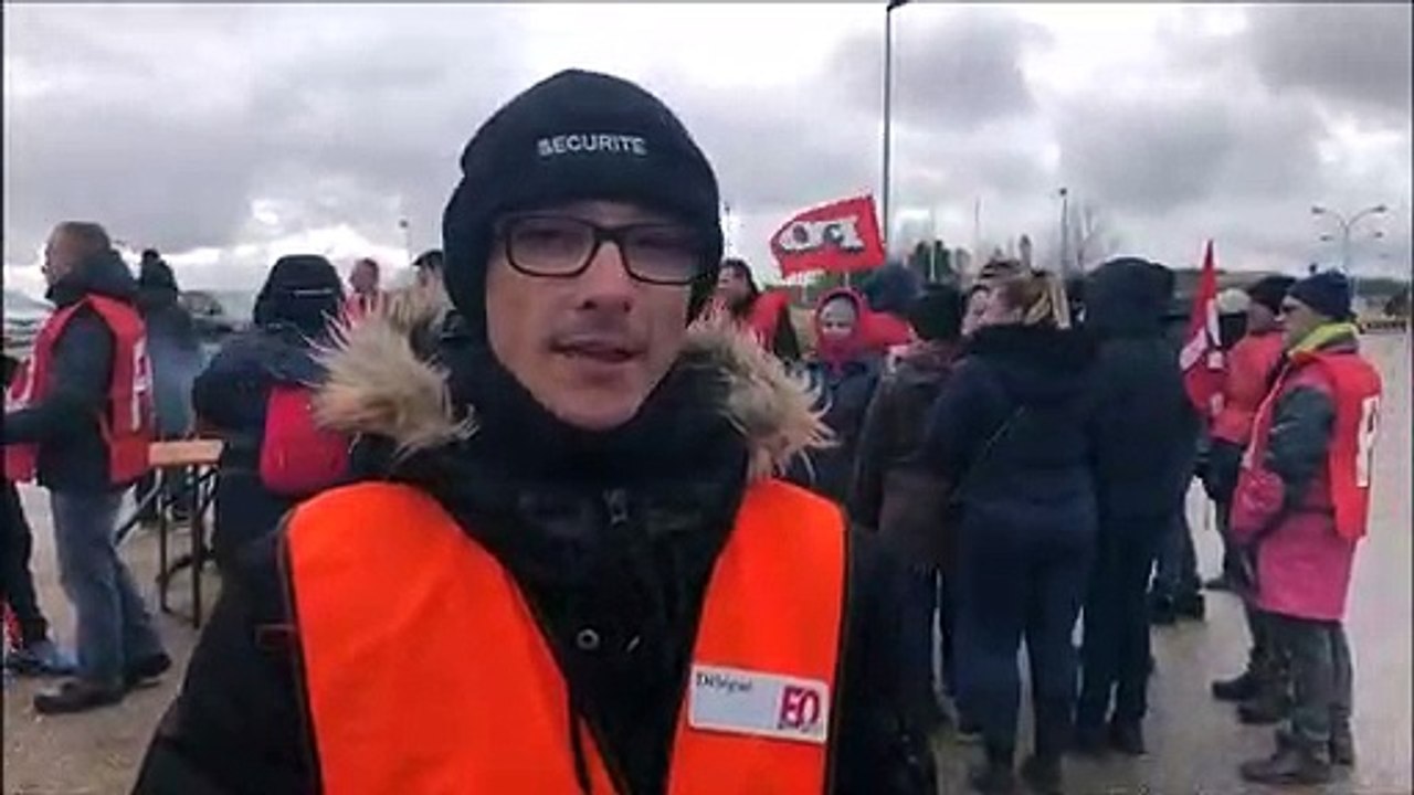 Meuse : des salariés  de Main Sécurité-Onet en grève sur le site de Bure
